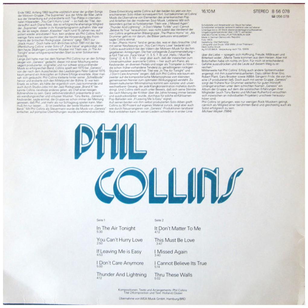 PHIL COLLINS - AMIGA COLLECTION | VINILO USADO