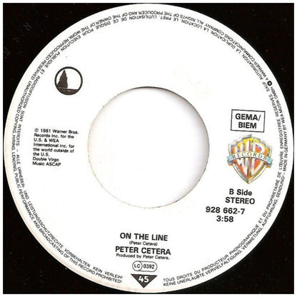 PETER CETERA - GLORY OF LOVE (THEME FROM KARATE KID PART II) | 7" SINGLE USADO
