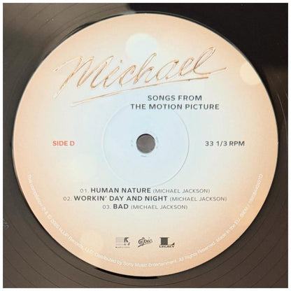 MICHAEL JACKSON - MICHAEL: SONGS FROM THE MOTION PICTURE (2LP) (BLACK ICE VINYL) (140GRS) | VINILO