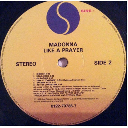 MADONNA - LIKE A PRAYER | VINILO