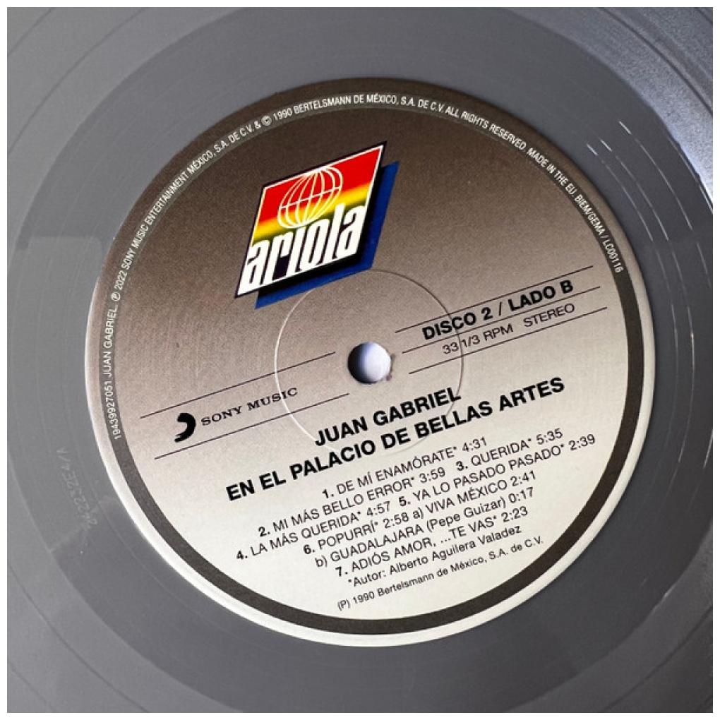 JUAN GABRIEL - EN EL PALACIO DE BELLAS ARTES (2LP) | VINILO
