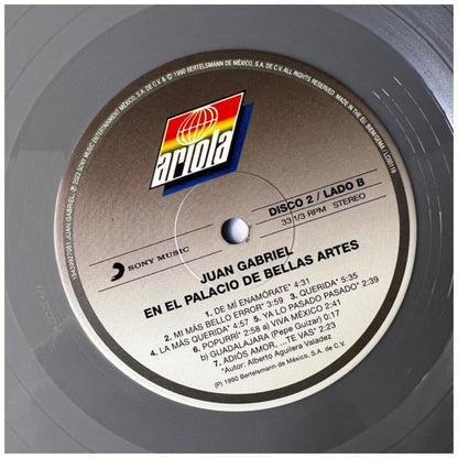 JUAN GABRIEL - EN EL PALACIO DE BELLAS ARTES (2LP) | VINILO