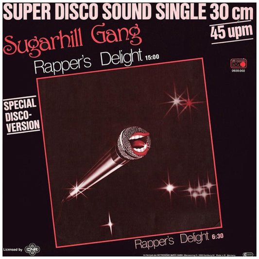SUGARHILL GANG - RAPPERS DELIGHT | 12'' MAXI SINGLE USADO