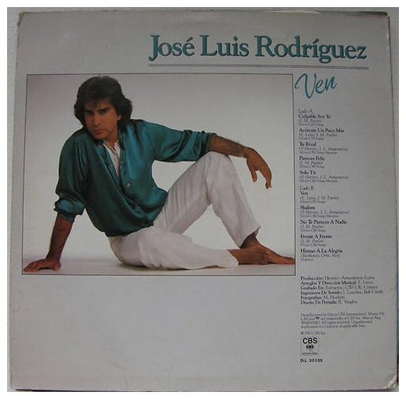JOSE LUIS RODRIGUEZ - VEN | VINILO USADO