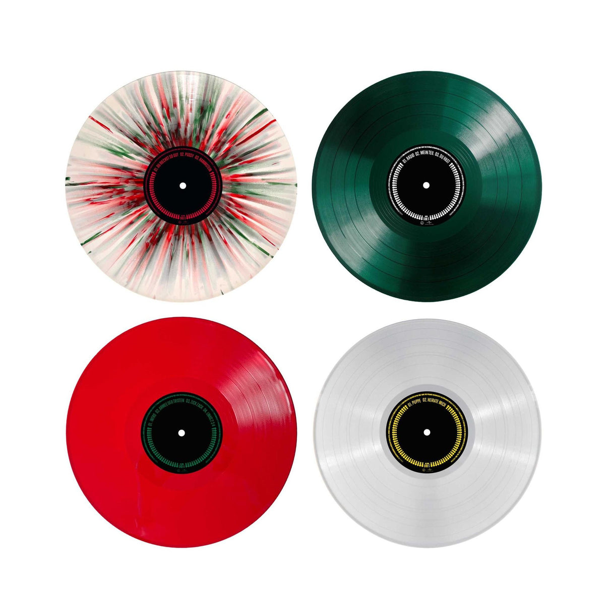 (PREVENTA) RAMMSTEIN- LIVE IN MEXICO CITY (4LP) (LIMITED EDITION BOX SET) (45 RPM) (RED/WHITE/GREEN & ONE SPLATTER VINYL) (180GRS)   | VINILO