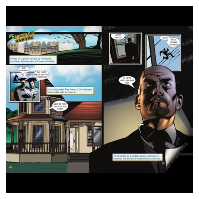 NOVELA GRÁFICA - EL HOMBRE INVISIBLE (TAPA BLANDA) - H. G. WELLS | LIBRO