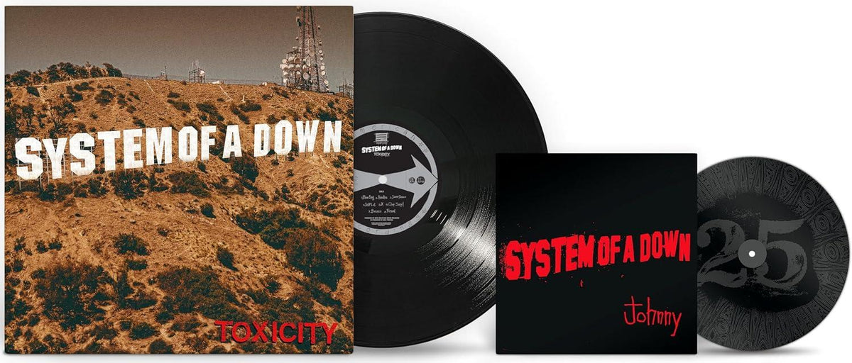 (PREVENTA) SYSTEM OF A DOWN - TOXICITY (WITH BONUS 7" VINYL) (25TH ANNIVERSARY EDITION) (POSTER/ETCHED)   | VINILO