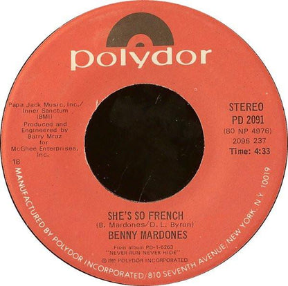 BENNY MARDONES - INTO THE NIGHT | 7" SINGLE VINILO USADO