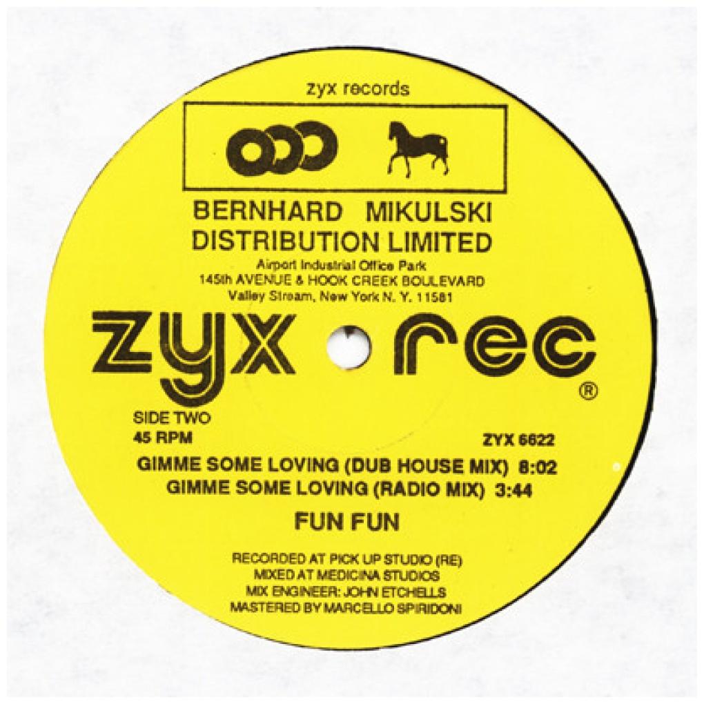 FUN FUN - GIMME SOME LOVING | 12'' MAXI SINGLE USADO