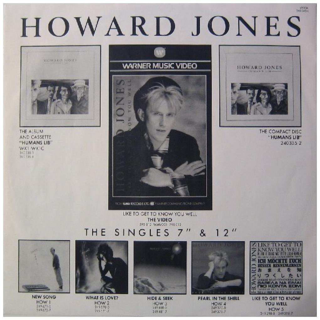 HOWARD JONES - THE 12" ALBUM | VINILO USADO