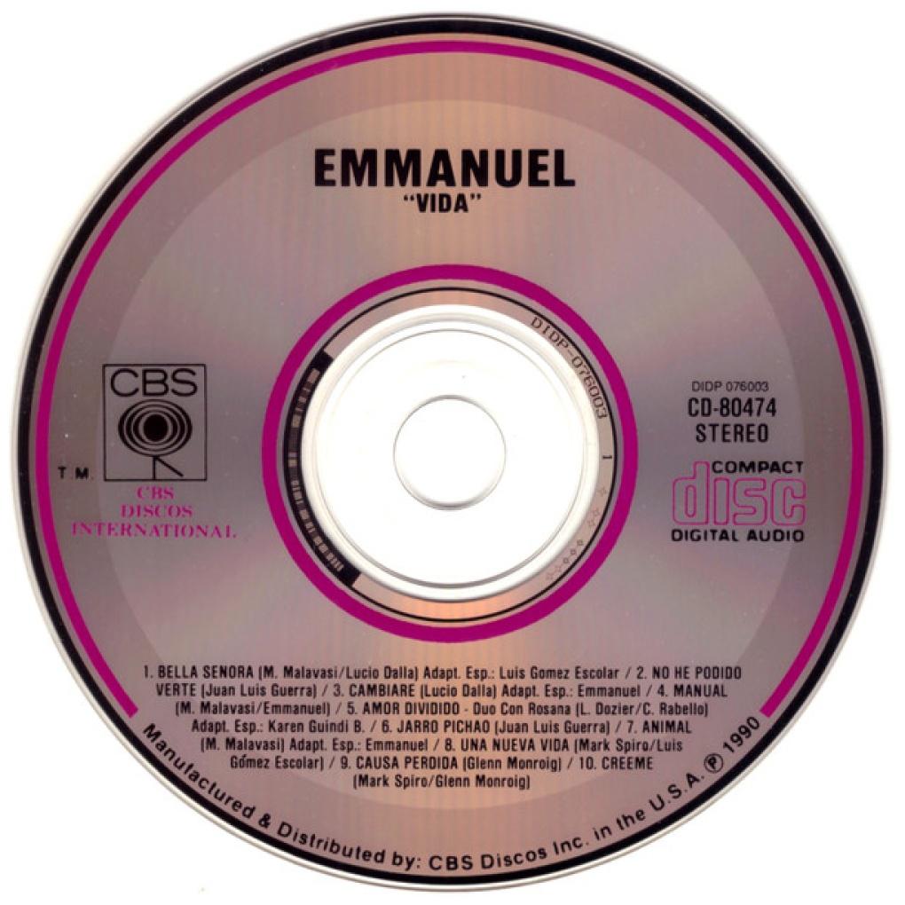 EMMANUEL - VIDA | CD
