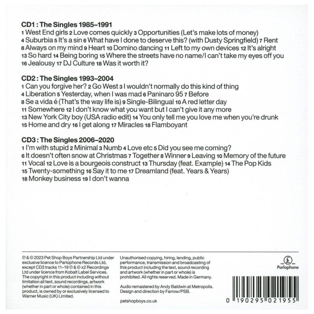PET SHOP BOYS - SMASH THE SINGLES 1985-2020 (3CD)(2023) | CD