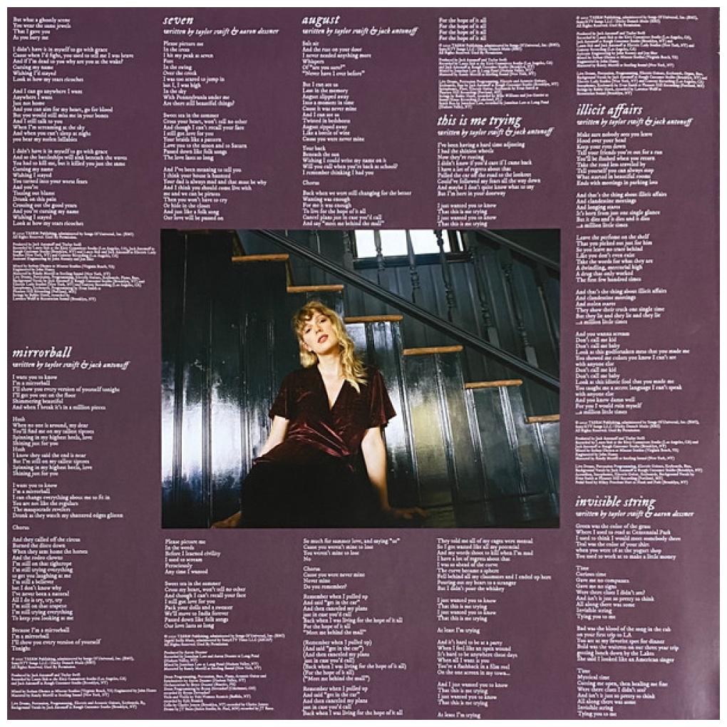TAYLOR SWIFT - FOLKLORE (2LP) (EXCLUSIVE LTD EDITION) (RED VINYL) | VINILO