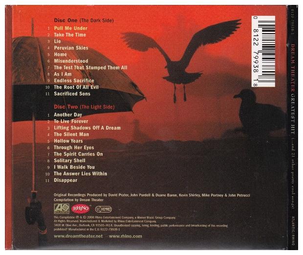 DREAM THEATER - GREATEST HITS (2CD) | CD