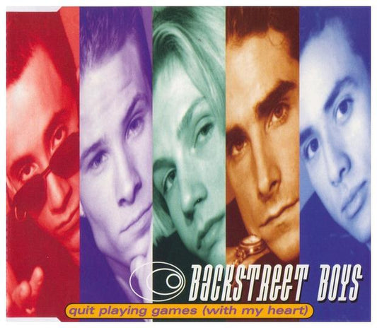 BACKSTREET BOYS - QUIT PLAYING GAMES (WITH MY HEART) | CD SINGLE USADO