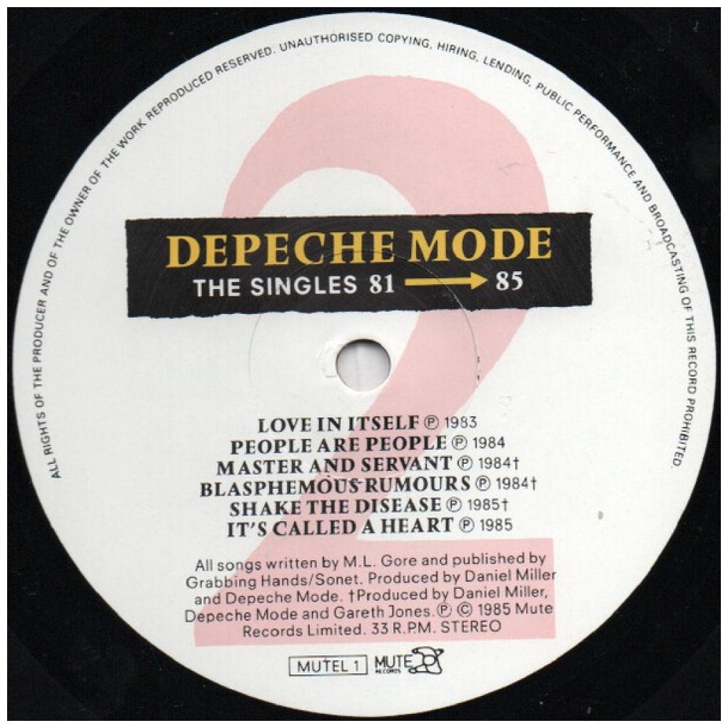 DEPECHE MODE - THE SINGLES | VINILO