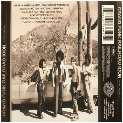 GRAND FUNK RAILROAD - ICON: GREATEST HITS | CD