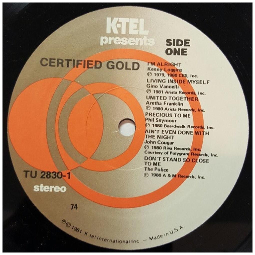 CERTIFIED GOLD - 24 SUPER STARS HITS (2LP) | VINILO USADO