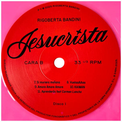 RIGOBERTA BANDINI - JESUCRISTA SUPERSTAR (VINILO COLOR ROSA/ ROJO) | VINILO