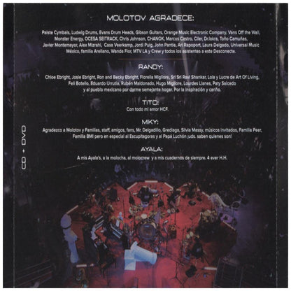 MOLOTOV - EL DESCONECTE: MTV UNPLUGGED (CD+DVD) | CD