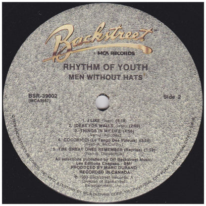MEN WITHOUT HATS - RHYTHM OF YOUTH | VINILO USADO