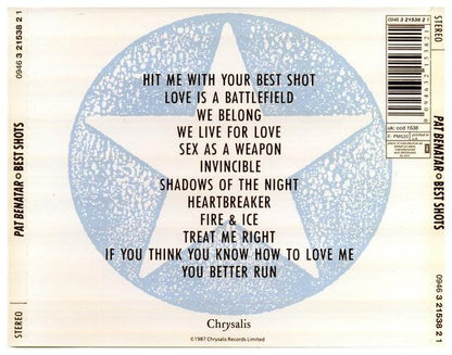 PAT BENATAR - BEST SHOTS | CD