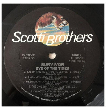 SURVIVOR - EYE OF THE TIGER | VINILO USADO
