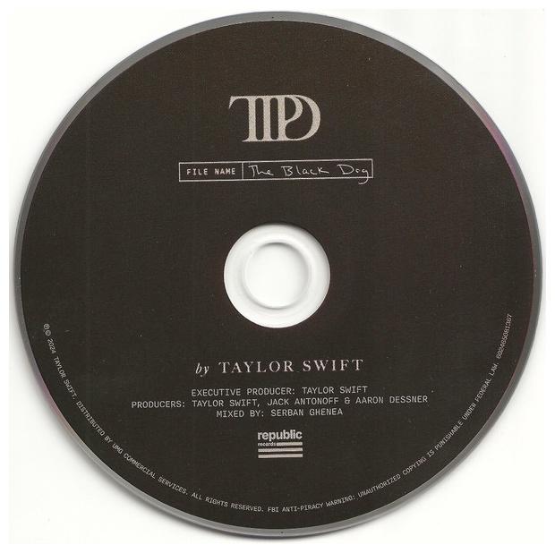 TAYLOR SWIFT - THE TORTURED POETS DEPARTAMENT (BLACK DOG EDITION) | CD