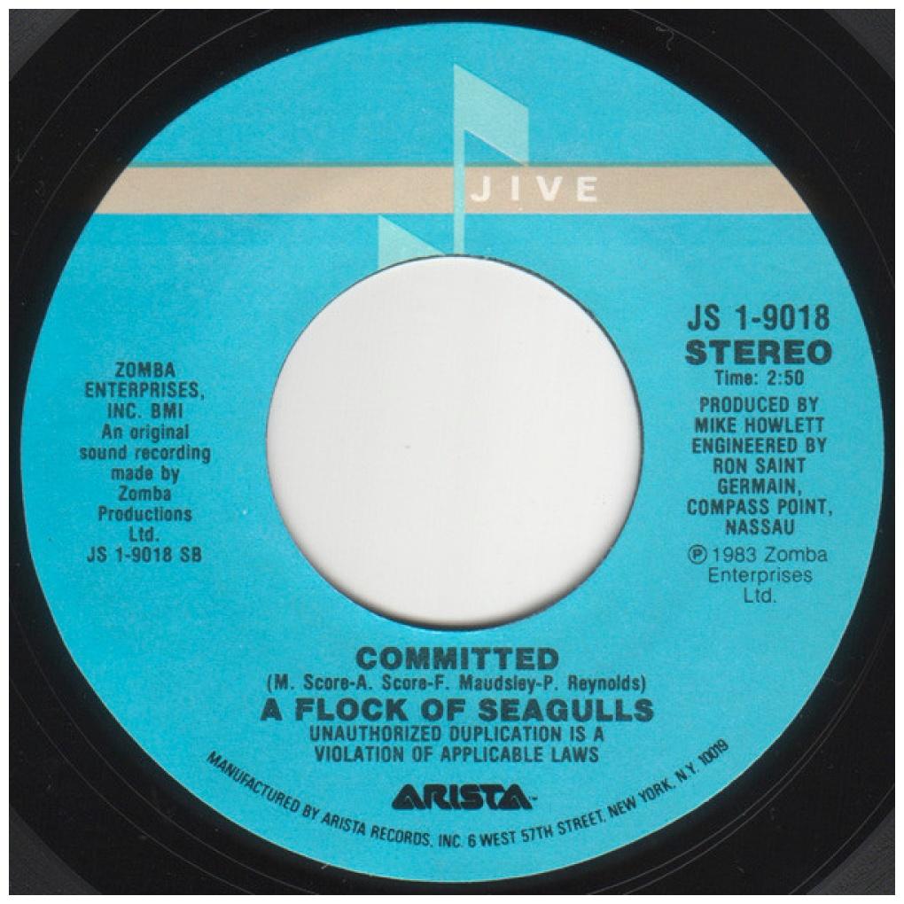 A FLOCK OF SEAGULS - WISHING (IF A HAD A PHOTOGRAFH OF YOU) | 7" SINGLE USADO