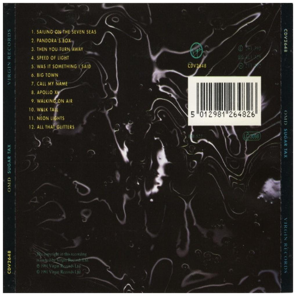 OMD - SUGAR TAX | CD