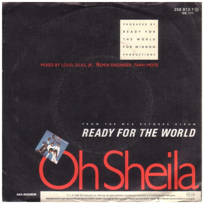 READY FOR THE WORLD - OH SHEILA | 7" SINGLE USADO