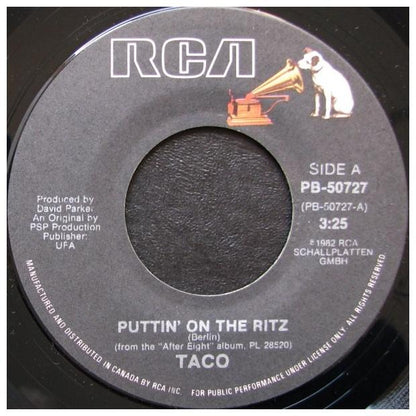 TACO  - PUTTIN  ON THE RITZ | 7" SINGLE VINILO USADO