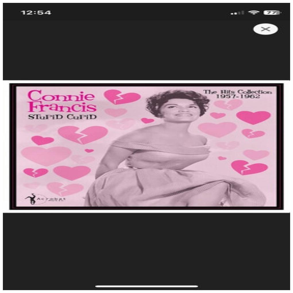 CONNIE FRANCIS - STUPID CUPID: HITS COLLECTION 1957-1962 | VINILO