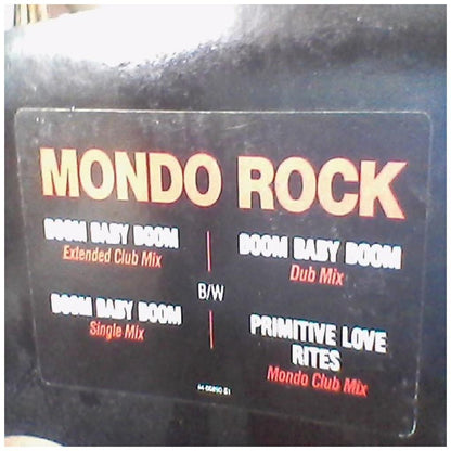 MONDO ROCK - PRIMITIVE LOVE RITES (CLUB VERSION) | 12'' MAXI SINGLE USADO