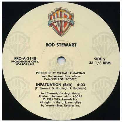 ROD STEWART - INFATUATION (PROMO) | 12" MAXI SINGLE USADO