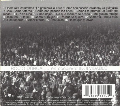 ROCIO DURCAL - EN CONCIERTO INOLVIDABLE | CD