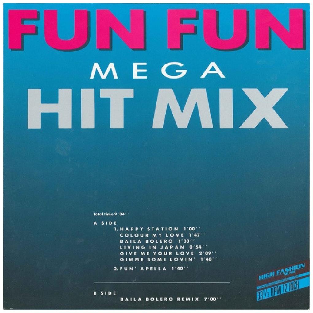 FUN FUN - BAILA BOLERO/MEGA HIT MIX | 12'' MAXI SINGLE USADO