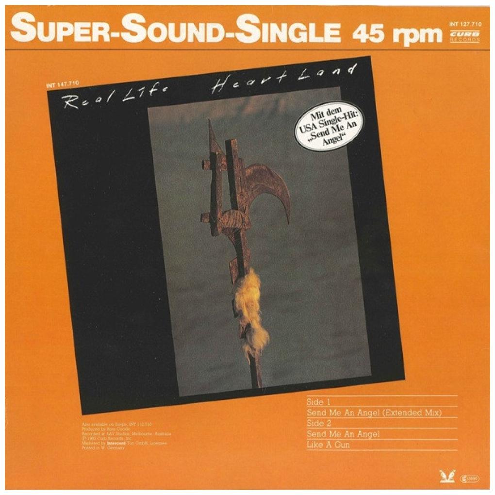 REAL LIFE - SEND ME AN ANGEL (PLATTE IN MEHRFARBIGEM VINYL) | 12'' MAXI SINGLE USADO