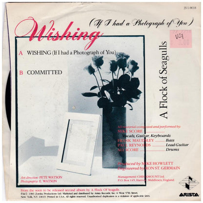 A FLOCK OF SEAGULS - WISHING (IF A HAD A PHOTOGRAFH OF YOU) | 7" SINGLE USADO