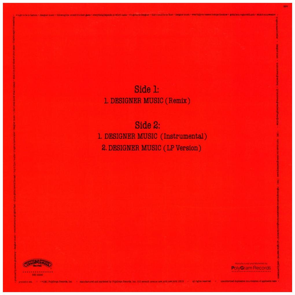 LIPPS, INC. - DESIGNER MUSIC | 12'' MAXI SINGLE USADO