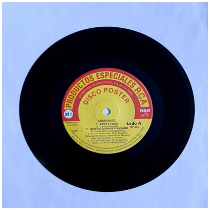 EMMANUEL - QUIERO DORMIR CANSADO/SERÁ (4 SUPER EXITOS) (PROMO COPY) | 7" SINGLE USADO