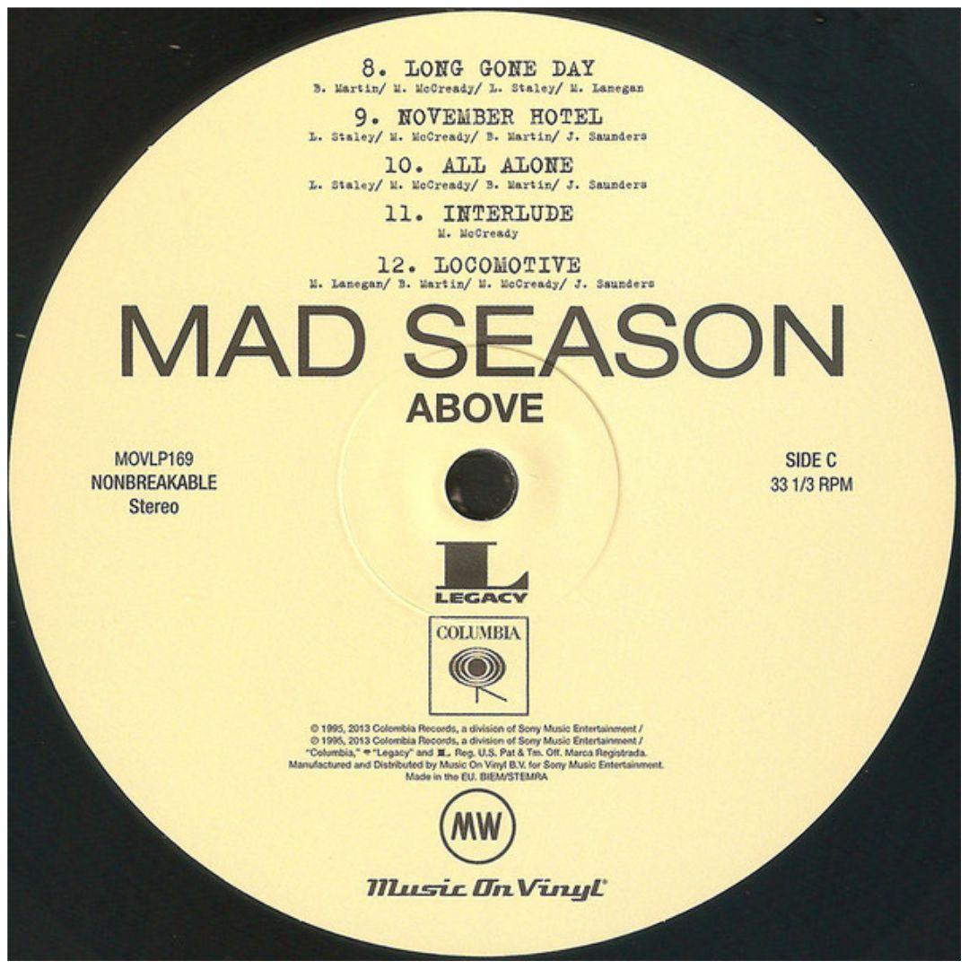 MAD SEASON - ABOVE (2LP) | VINILO