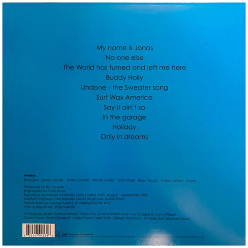 WEEZER - WEEZER (EXCLUSIVE BLUE MARBLED VINYL) | VINILO