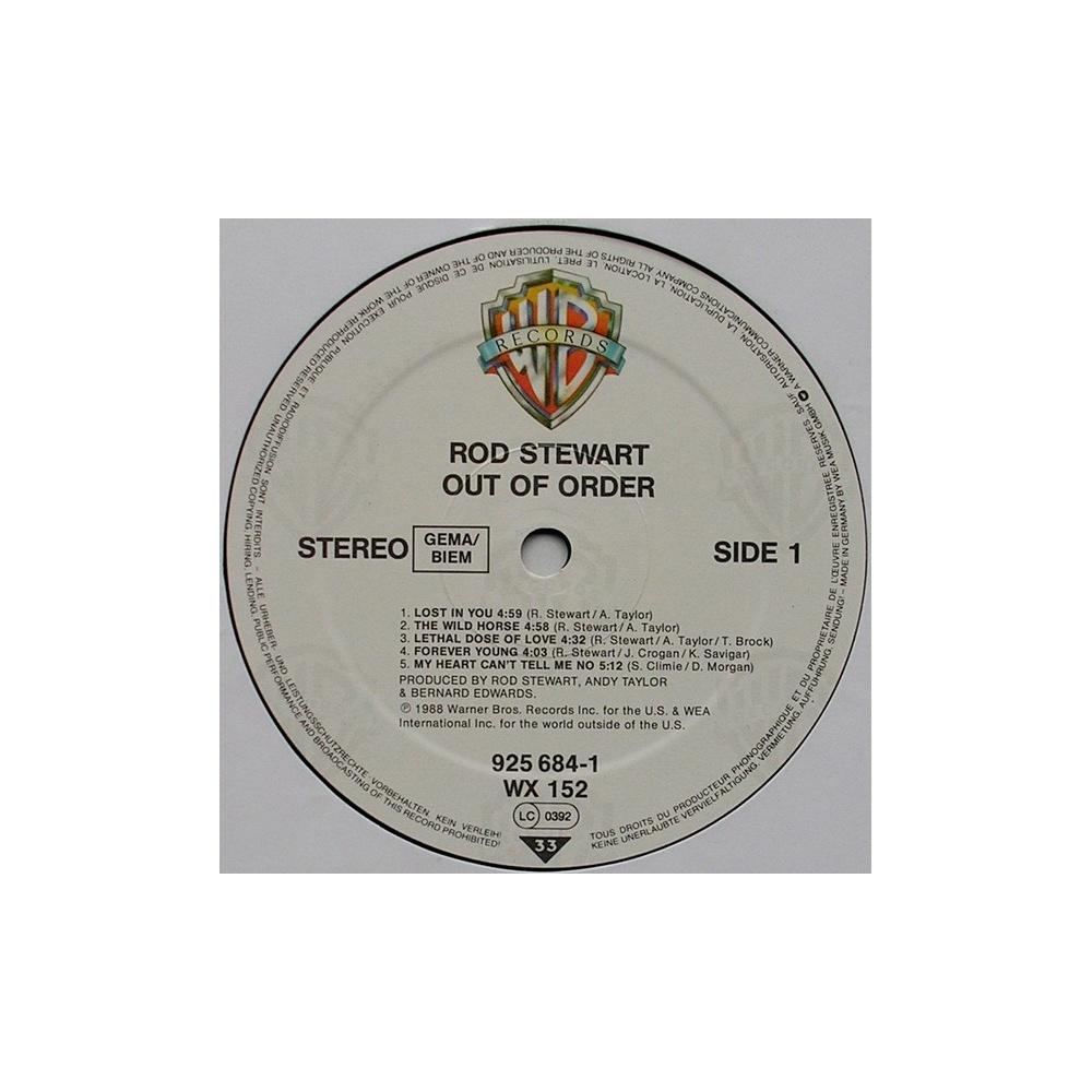 ROD STEWART - OUT OF ORDER  | VINILO USADO