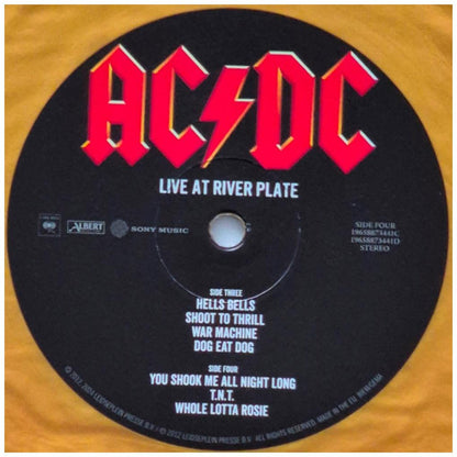 AC DC - LIVE AT RIVER PLATE (50TH ANNIVERSARY) (3LP) (GOLD VINYL) | VINILO