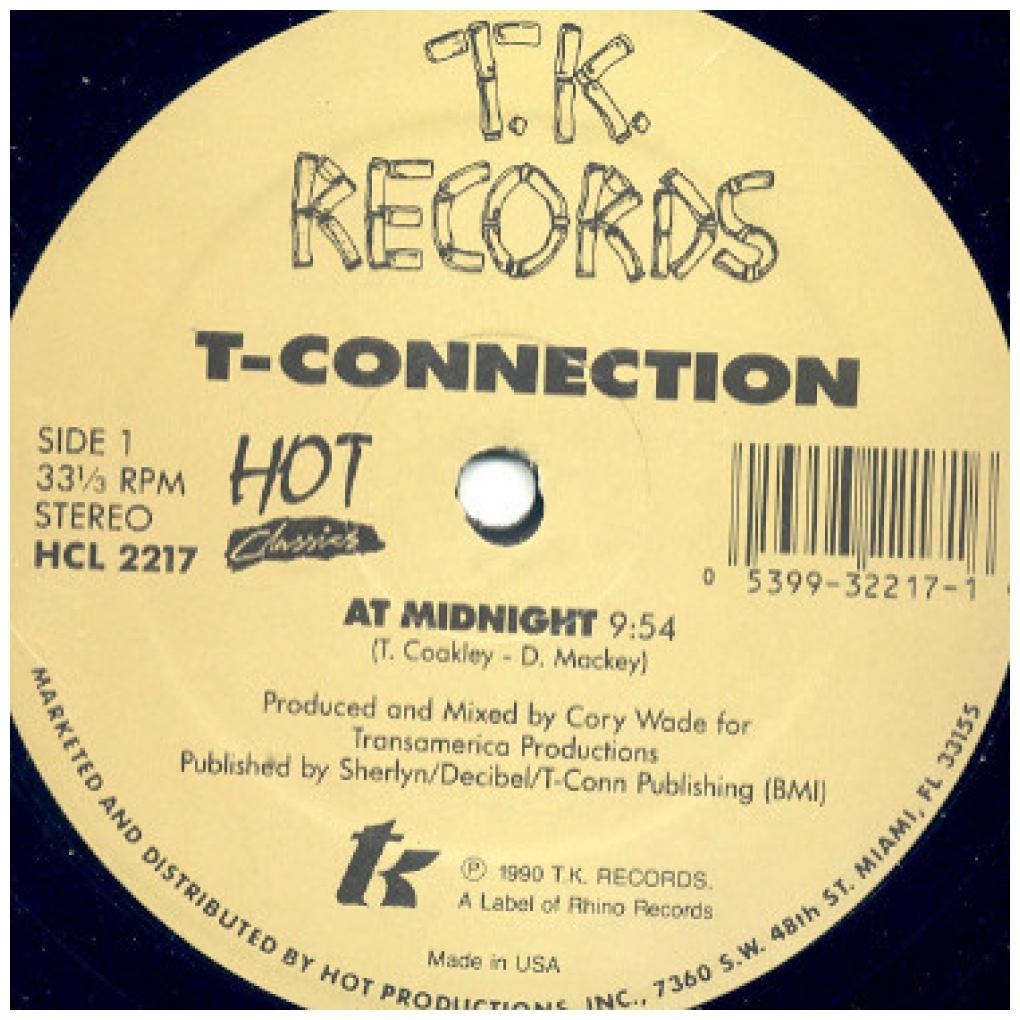 T-CONNECTION - AT MIDNIGHT | 12'' MAXI SINGLE USADO