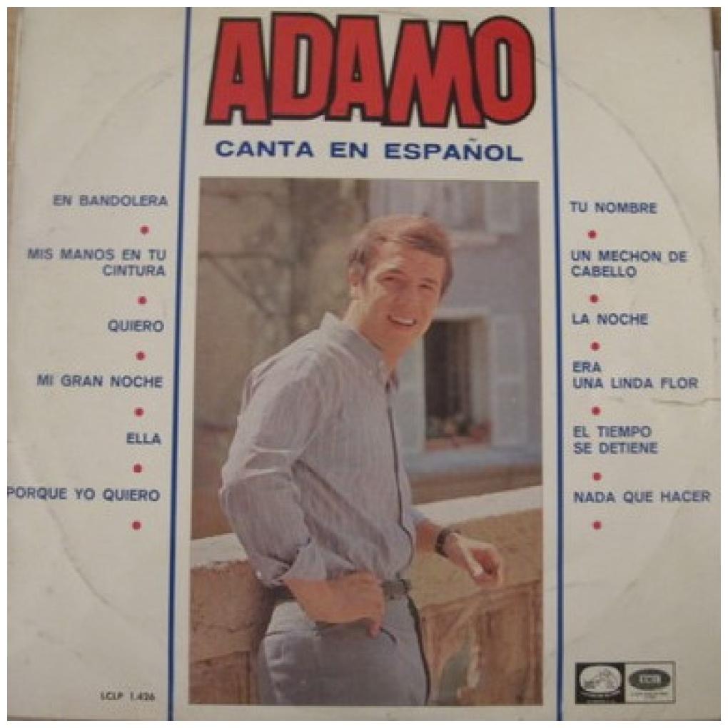 ADAMO - CANTA EN ESPAÑOL | VINILO USADO