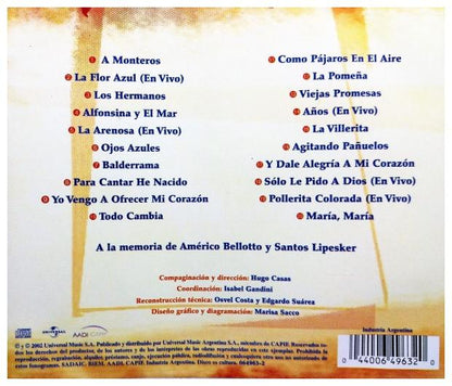 MERCEDES SOSA - LA HISTORIA | CD