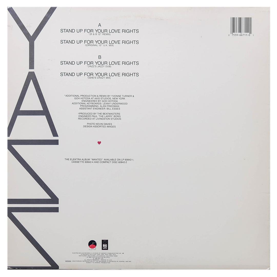 YAZZ - STAND UP FOR YOUR LOVE RIGHTS | 12" MAXI SINGLE USADO