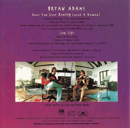 Bryan Adams  - HAVE YOU EVER REALLY LOVED A WOMAN | CD SINGLE USADO